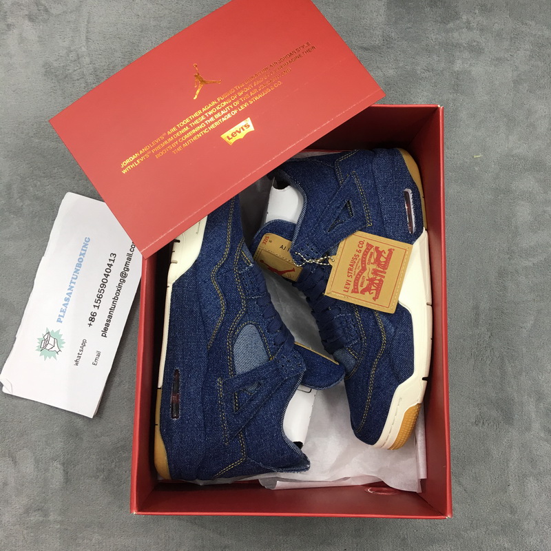 Authentic Jordan 4 Retro Levis NRG